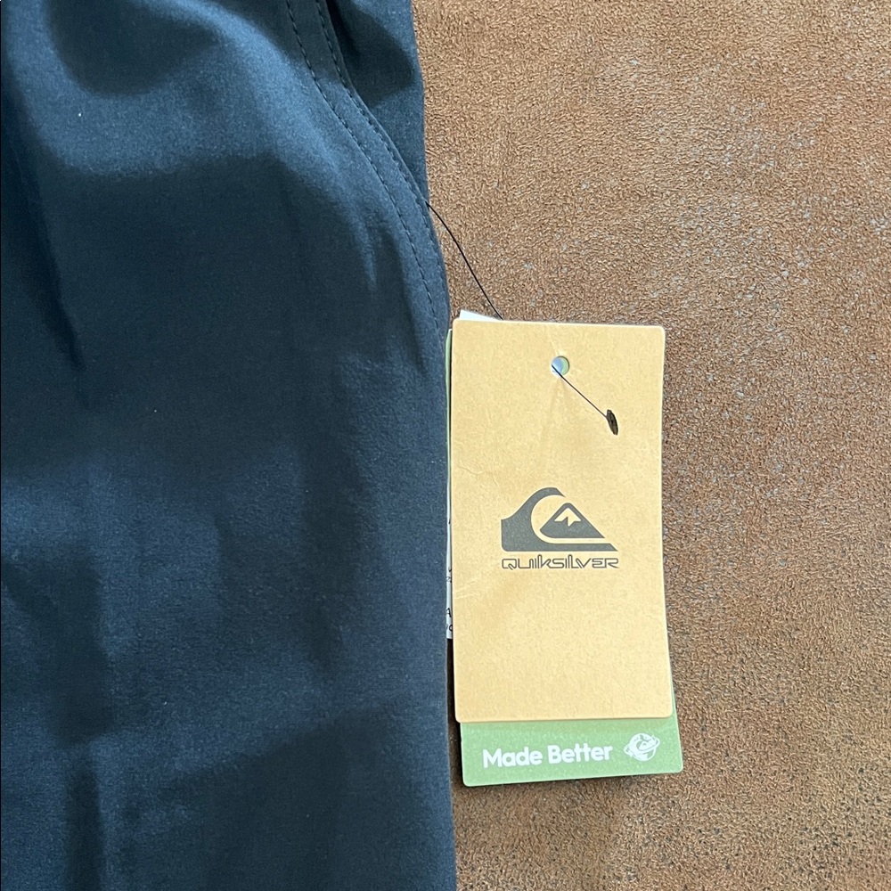 Quiksilver Boys Amphibian Shorts Size 7 Black New With Tags - Picture 4 of 9